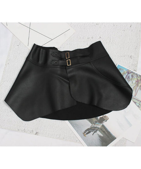 Double Buckle Flare Belt